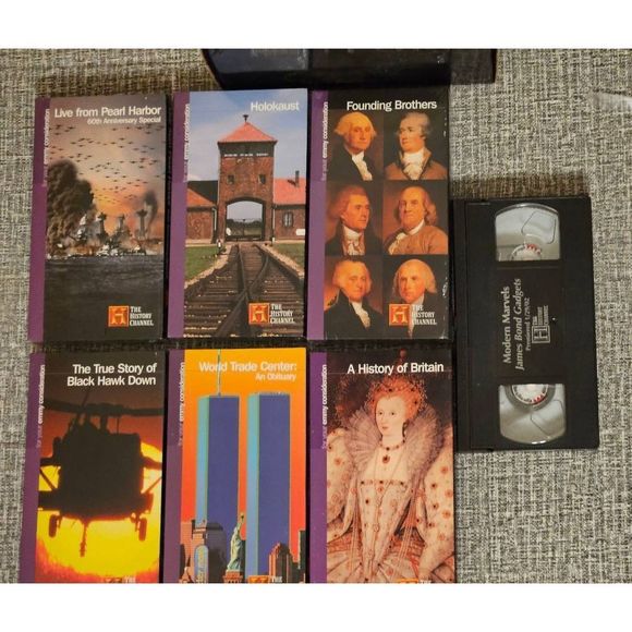 The History Channel For Your Emmy Consideration - 7 VHS Box Set NWOT Some Open - Picture 8 of 9